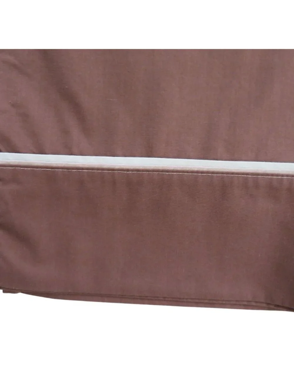 Vintage Sears Roebuck Queen Pillowcases 2 Perma-Prest Percale Brown USA Made